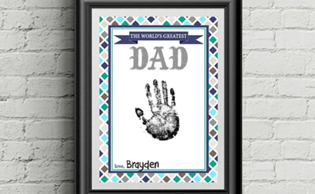 Free Father’s Day Handprint Printable