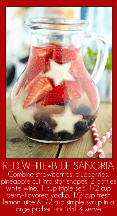 Red, White and Blue Sangria Recipe