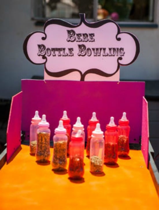 Baby Bottle Bowling, Baby Shower Games Everyone Will Love