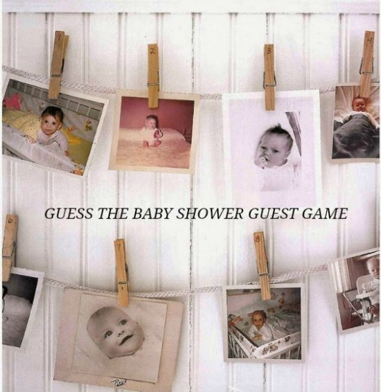 Guess the Guest Game, Fun Baby Shower Games