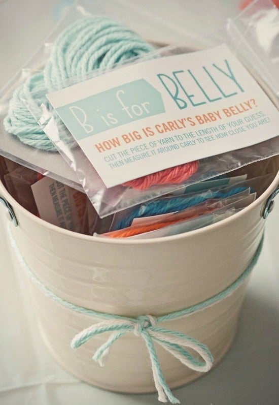 Measure Moms Belly - Classic Baby Shower Games