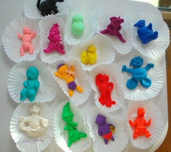 Play Doh Babies, Unique Baby Shower Games