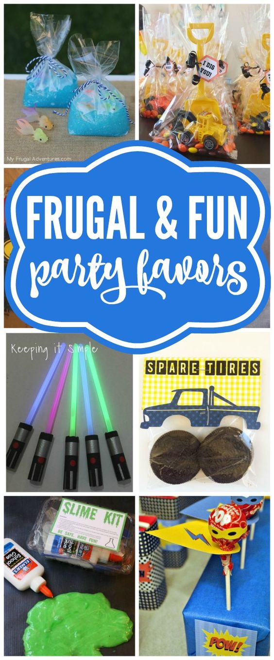 Budget Birthday Favor Ideas For Boys - Pretty My Party