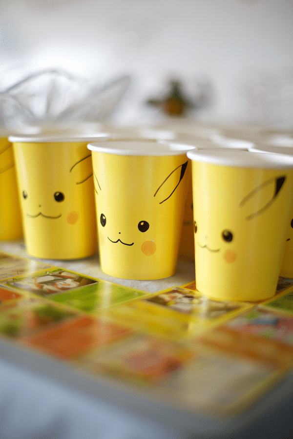 Creative Pokemon Birthday Party Pikachu Cups - Pretty My Party