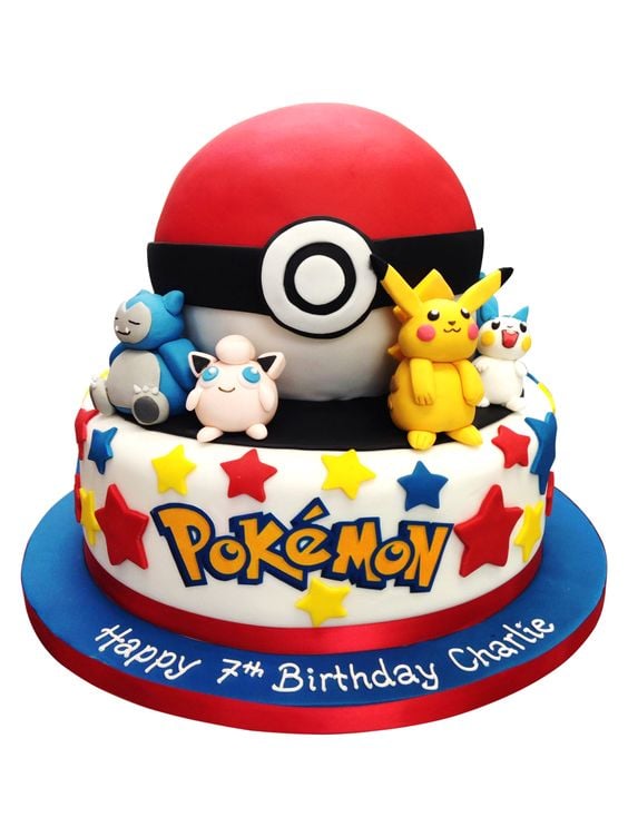 Creative Pokemon Birthday Party Cake - Pretty My Party