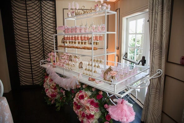 Tutu Cute Baby Shower Sweets Cart via Pretty My Party