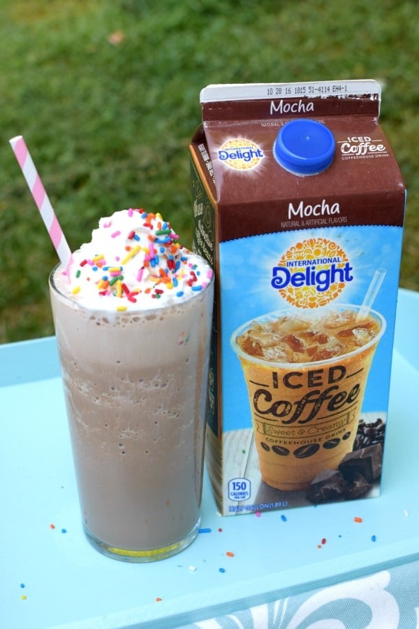 Simple Mocha Ice Cream Milkshake