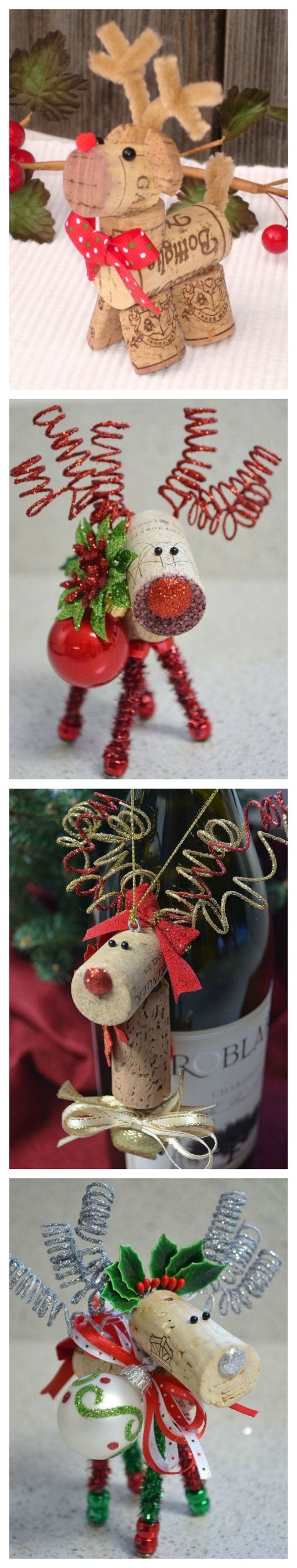 Cork Reindeer Craft