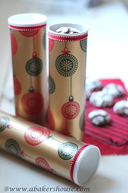 DIY Christmas Cookie Containers