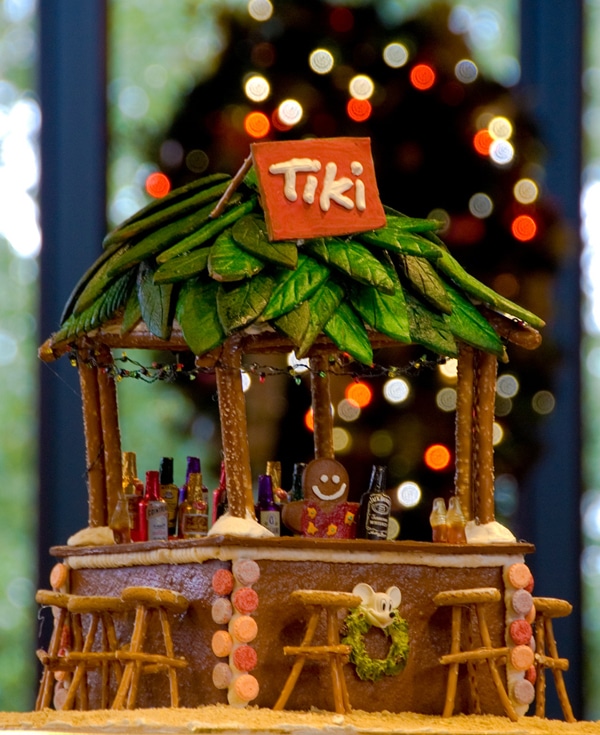 Gingerbread House Tiki Hut