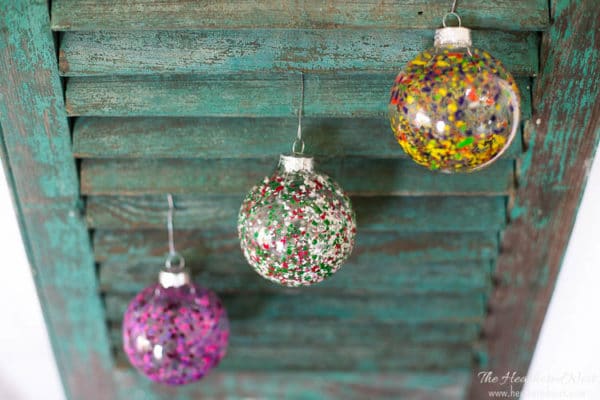 Melted Crayon Ornaments