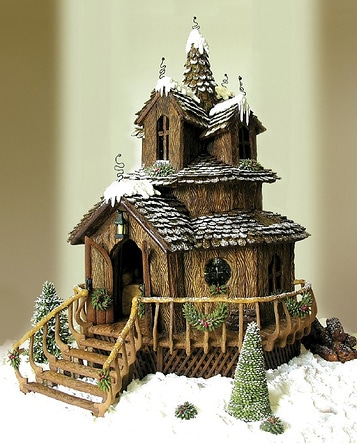Rustic Gingerbread House