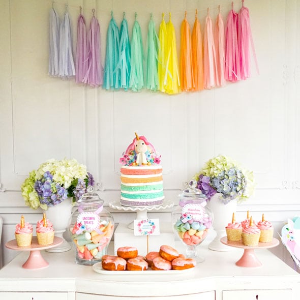 Pastel Unicorn Birthday Party