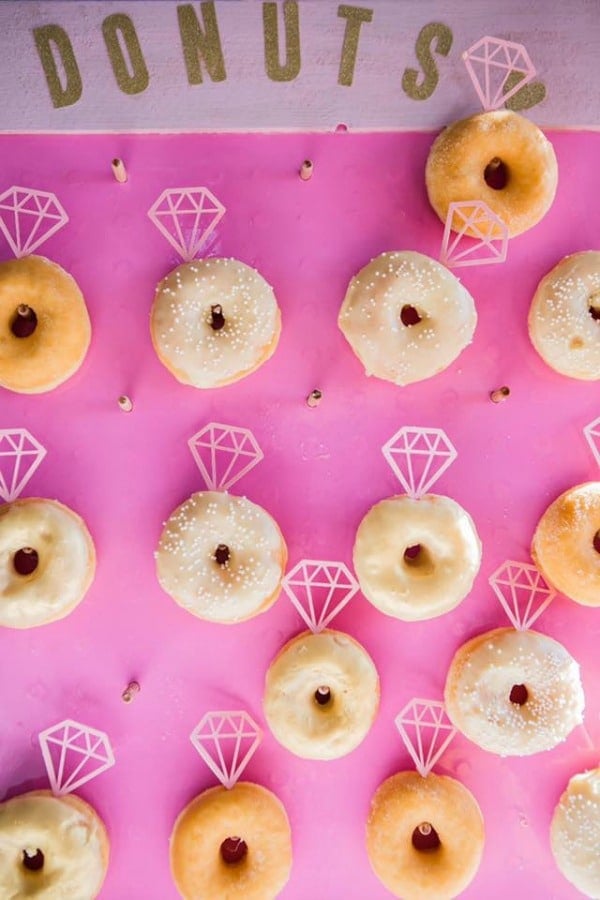 Engagement Ring Donut Wall