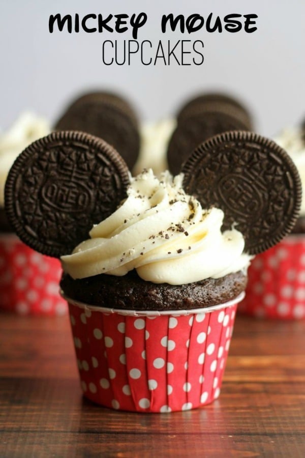 Easy Mickey Mouse Cupcakes