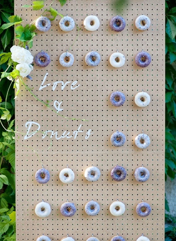 Love and Donuts Donut Wall