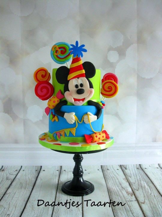 Colorful Mickey Cake