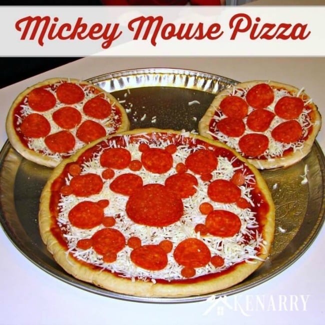 Mickey Mouse Pizza