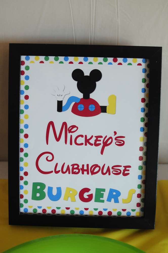 Mickey's Clubhouse Burgers