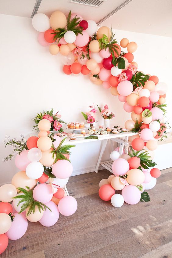 16 Balloon Garland Party Ideas