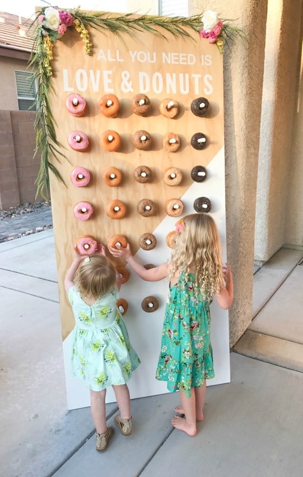 Wood Donut Wall
