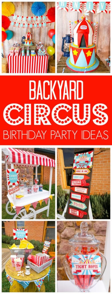 Backyard Circus Party