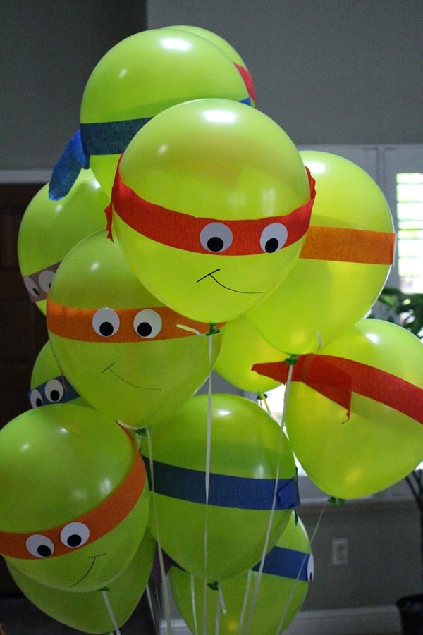 Ninja Turtle Party Balloons