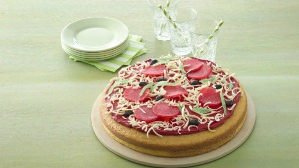 Ninja Turtle Party Pizza Cake