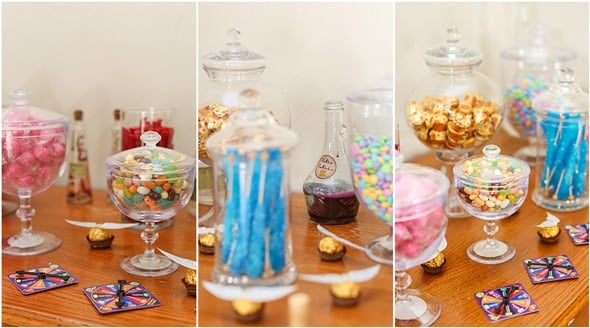 Harry Potter Sweets/Savoury Table  Harry potter theme birthday, Harry  potter theme party, Harry potter baby shower