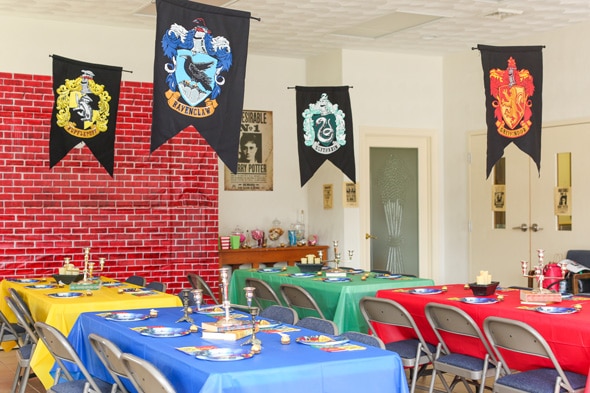 Harry Potter Inspired Table Runner Wizardry Party Decor 