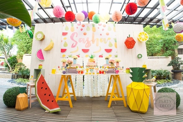 Tutti Frutti Birthday Party Ideas For Kids on Pretty My Party