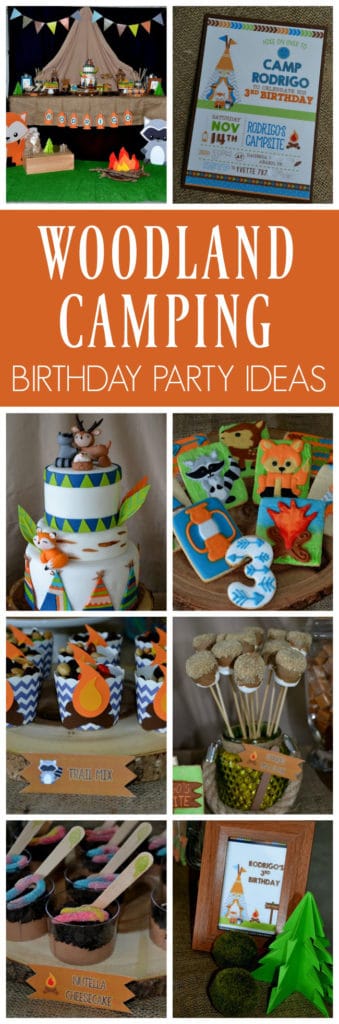 Woodland Camping Birthday Party on Pretty My Party