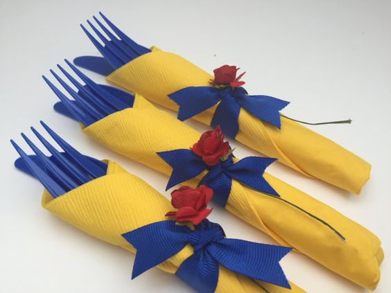 Beauty and the Beast Party Utensils