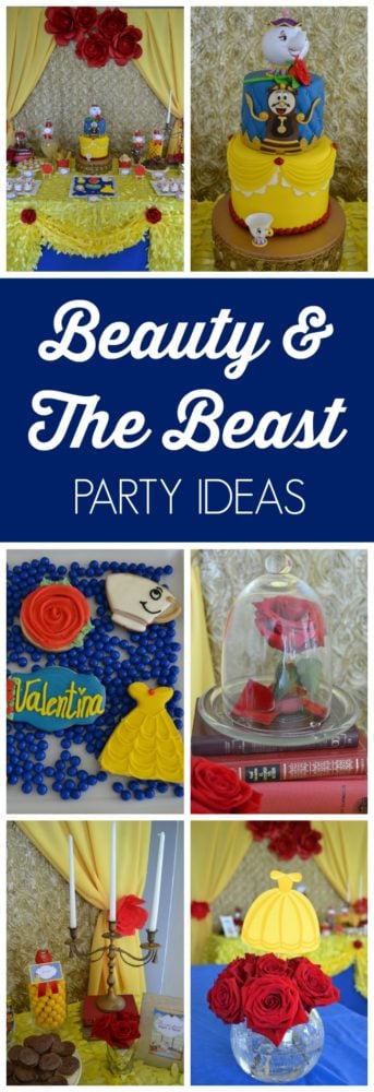 Enchanted Beauty and the Beast Birthday Party | Pretty My Party