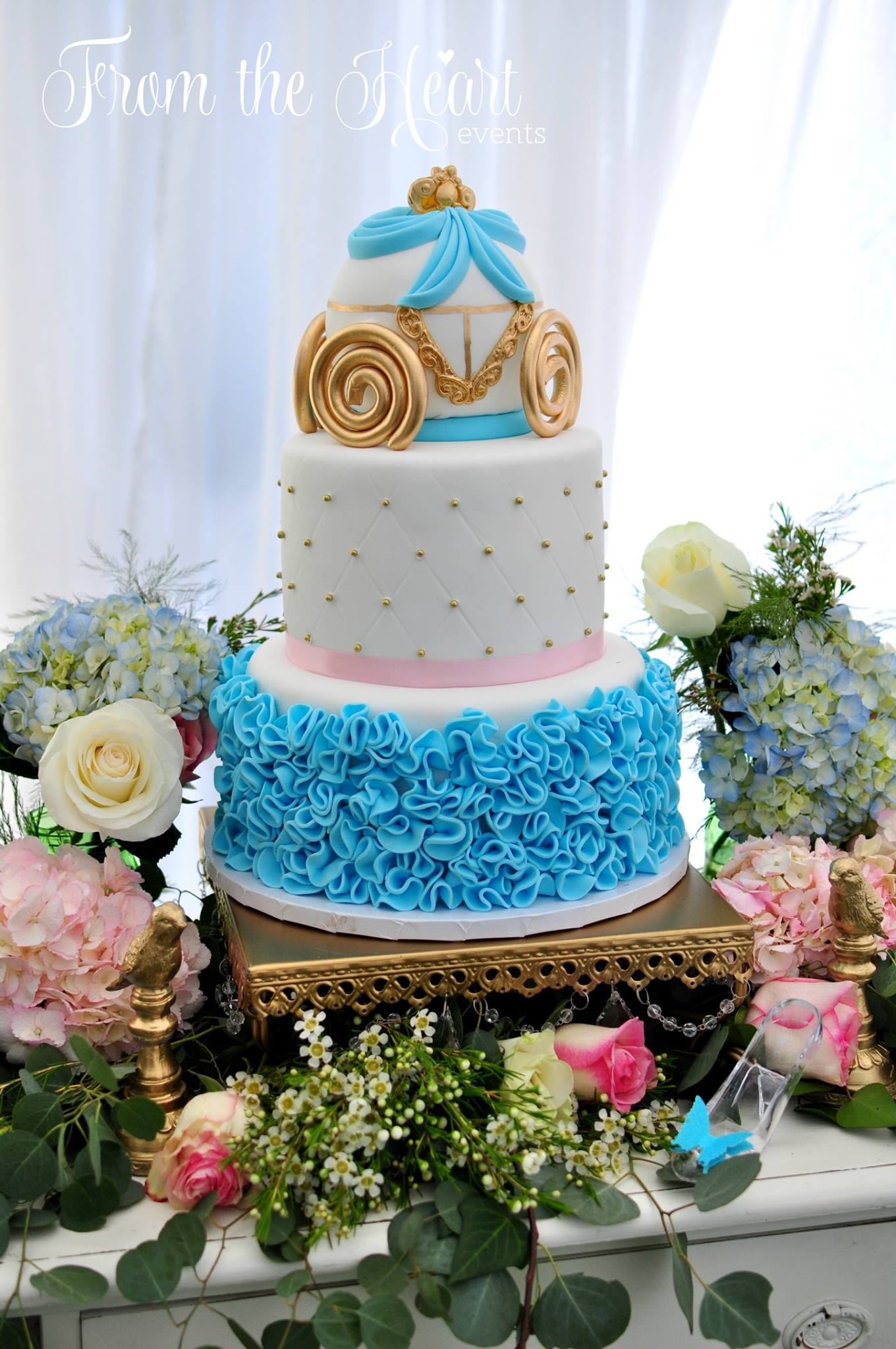 Cinderella Carriage Birthday Cake