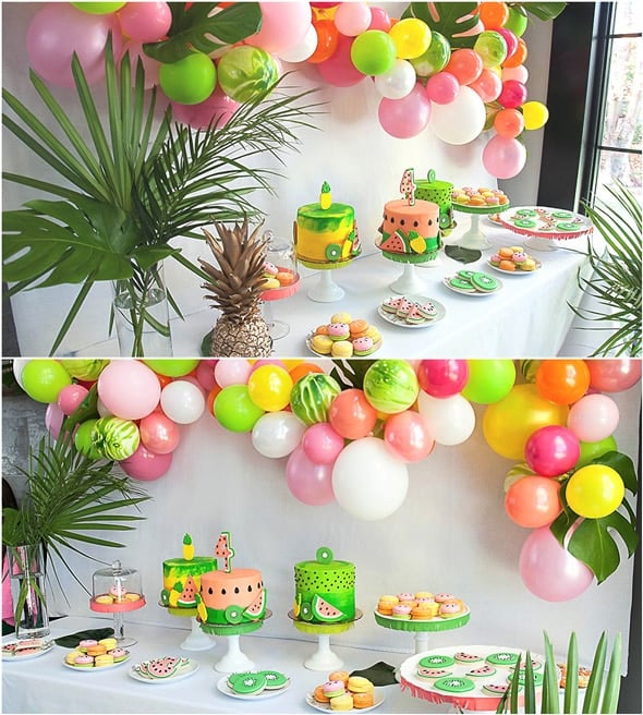 Tutti Frutti Party Dessert Table Ideas