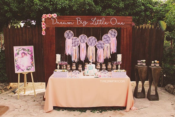 Dreamcatcher Themed Baby Shower | Pretty My Party