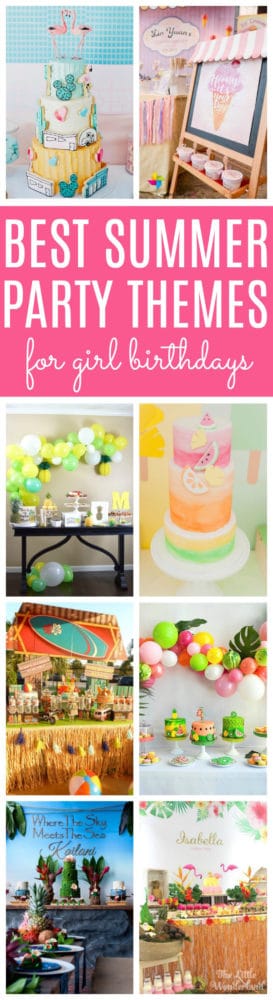 11 Best Girls Summer Party Themes | Pretty My Party