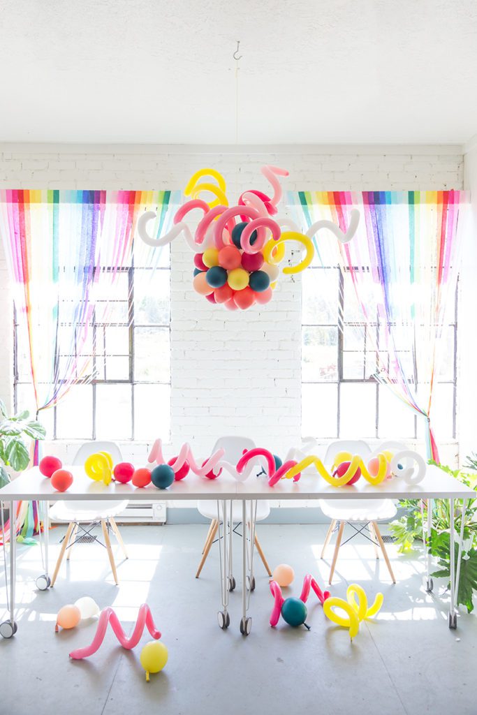 DIY Balloon Chandelier