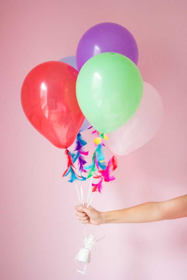 DIY Feather Balloons