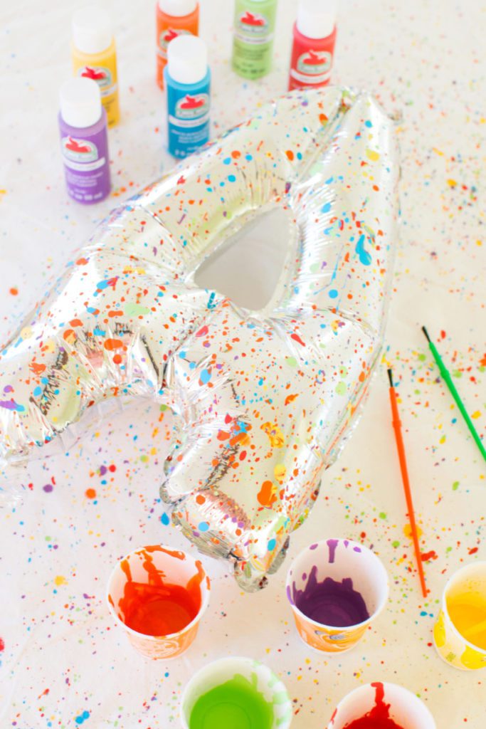 Paint Splatter Balloons