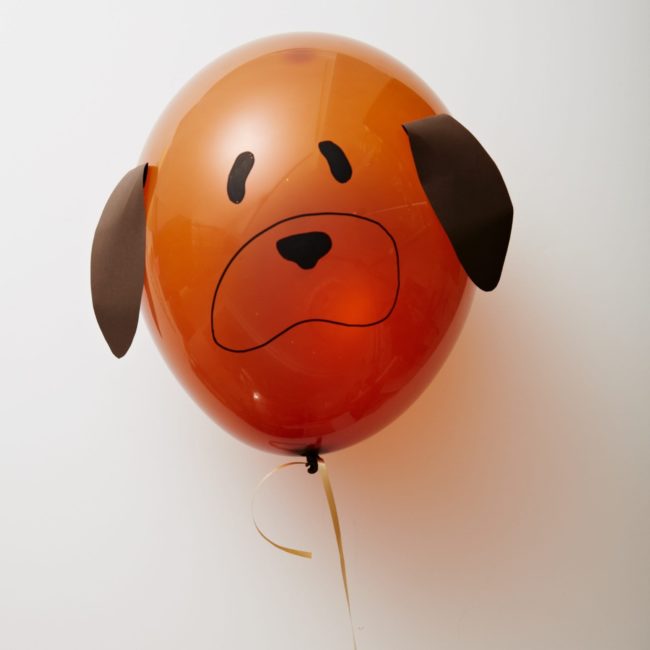 Easy DIY Puppy Balloon