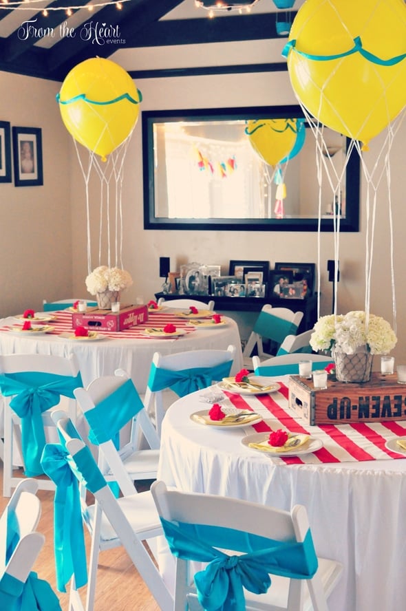 Hot Air Balloon Baby Shower | Pretty My Party