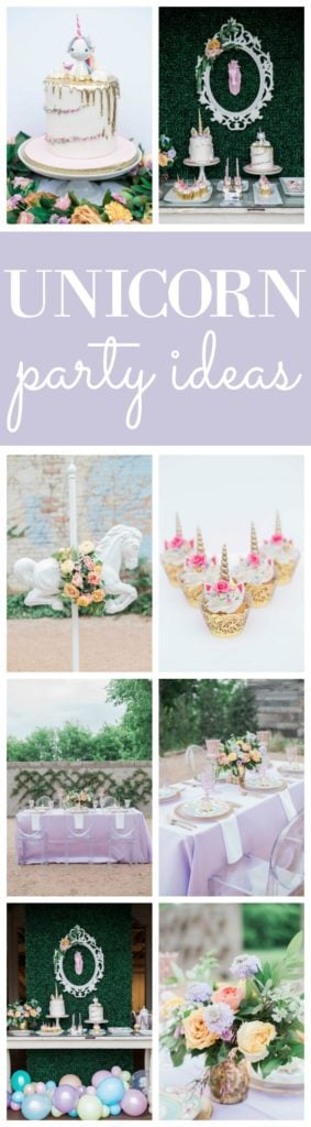 Pastel Unicorn Party Styled Photo Shoot on Pretty My Party