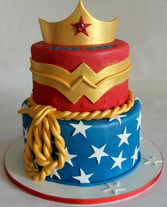 Wonder Woman Cake - Wonder Woman Birthday