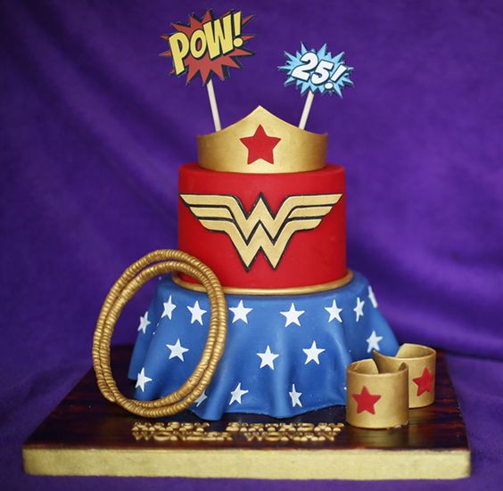 Wonder Woman Cake - Wonder Woman Birthday