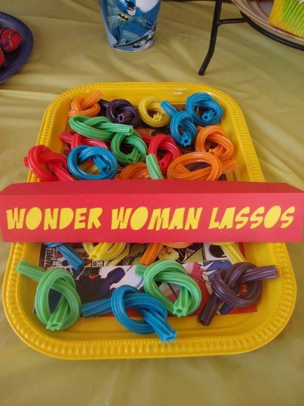 Wonder Woman Lassos - Wonder Woman Party Ideas