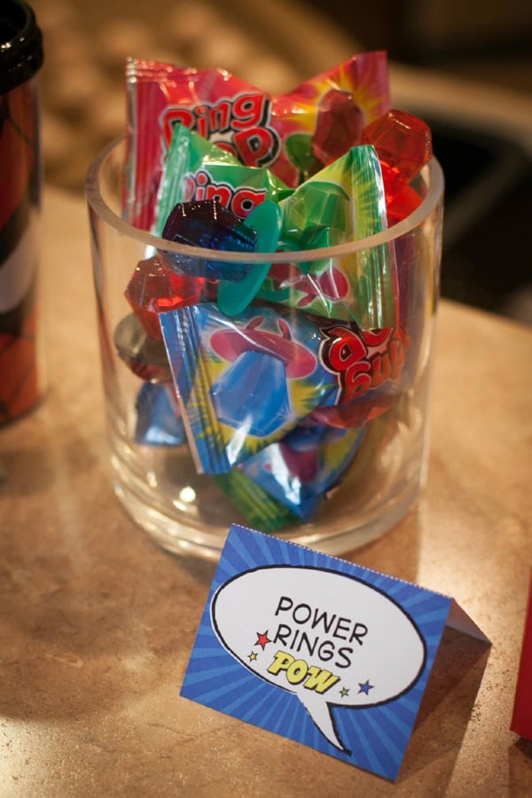 Power Rings - Wonder Woman Birthday