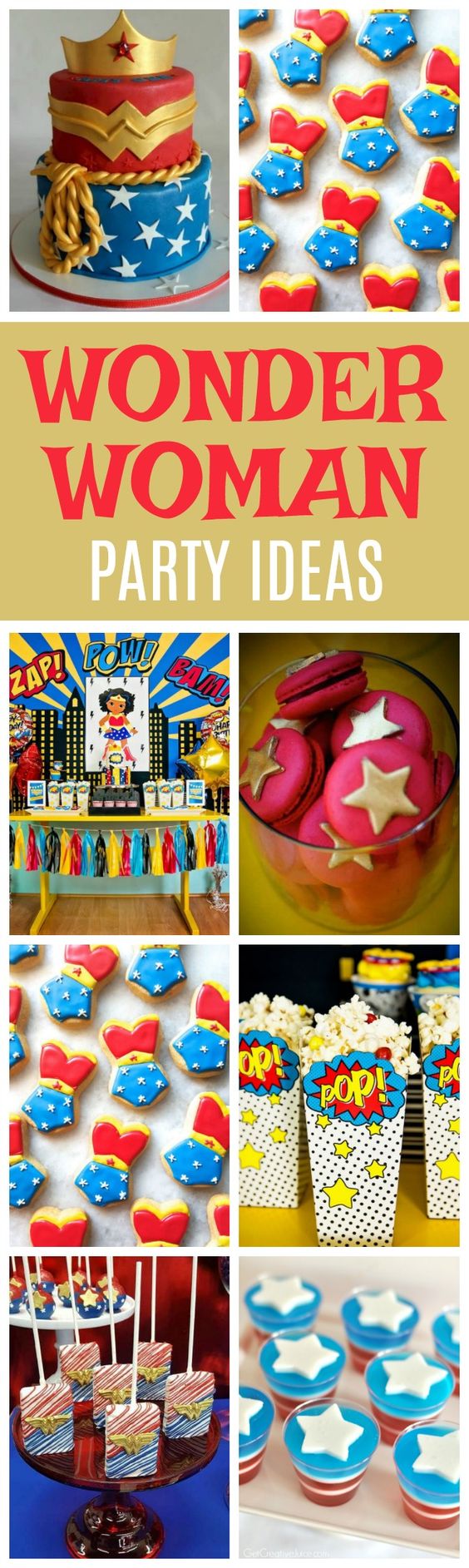 19 Wonder Woman Birthday Party Ideas - Pretty My Party