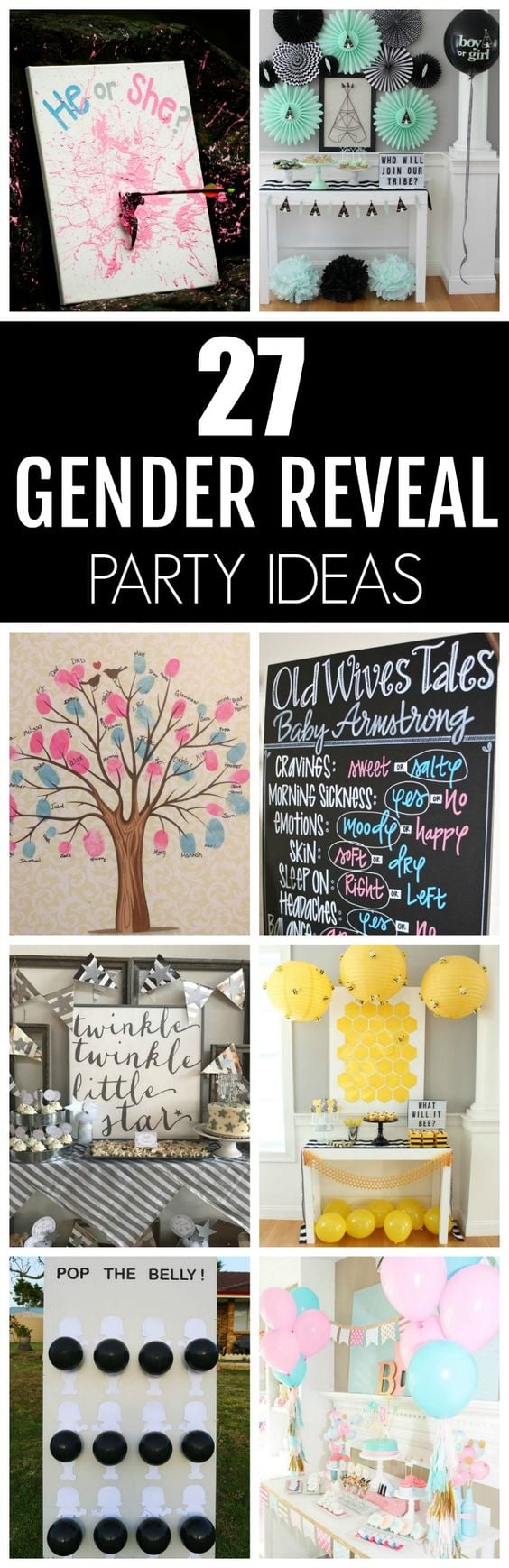 27 Creative Gender Reveal Party Ideas - Pretty My Party